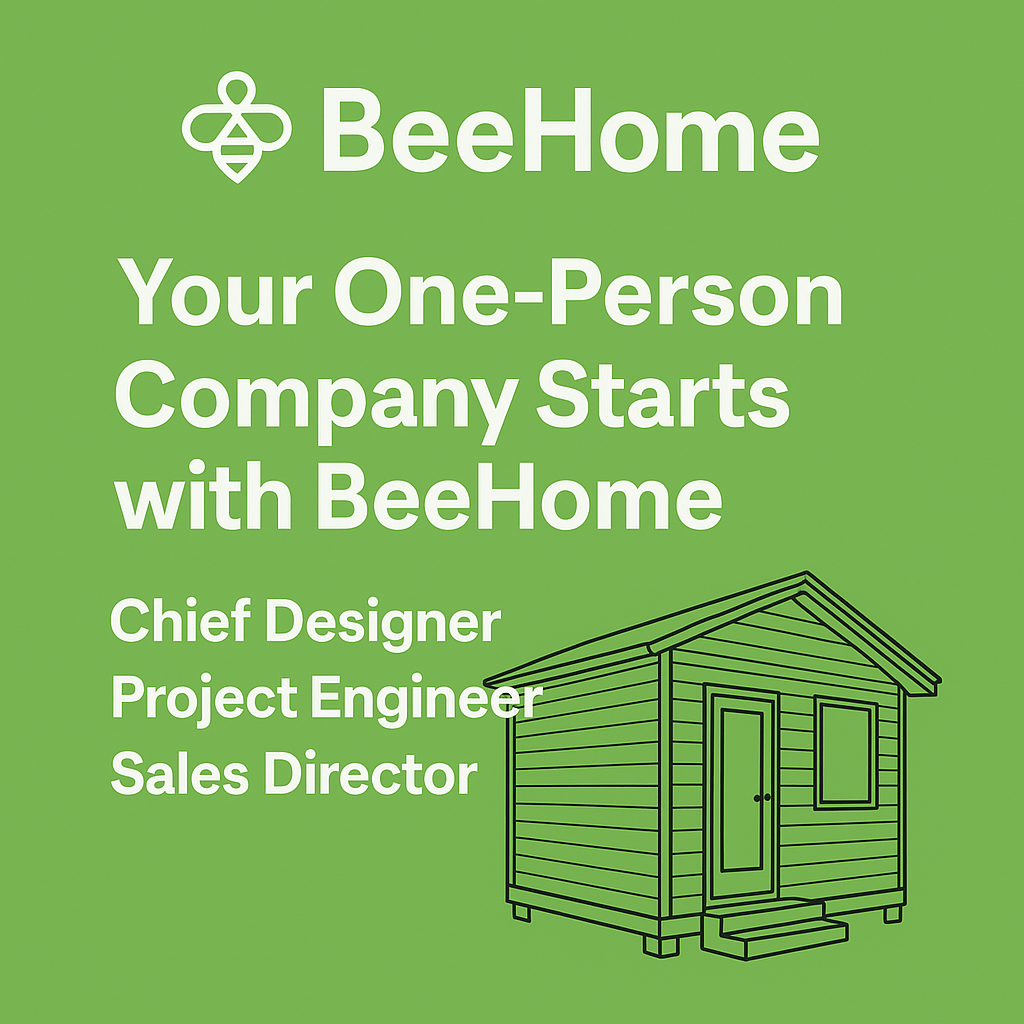 Your One-Person Company Starts with BeeHome